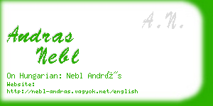 andras nebl business card